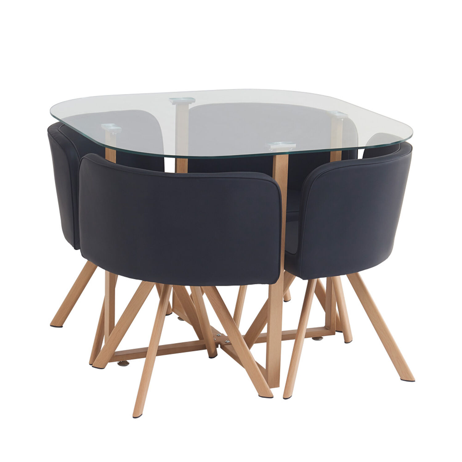 Juego De Comedor Casaideal Pizza / 4 Sillas image number 2.0